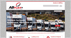 Desktop Screenshot of abflex.be
